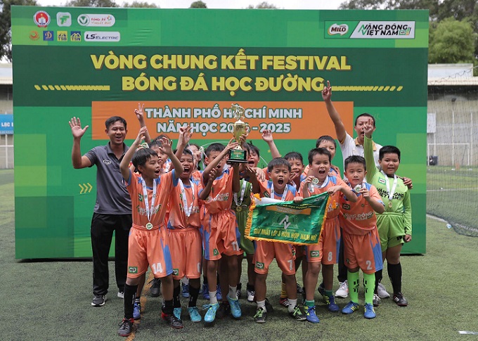 Festival bóng đá học đường TP.HCM được đánh giá rất cao